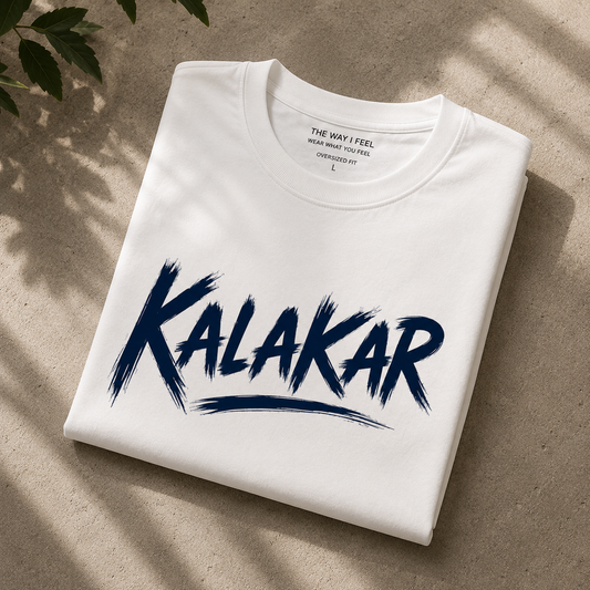 Kalakar | Oversized T-Shirt | White