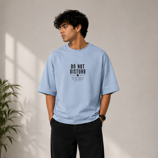 Do Not | Oversized T-Shirt | PearlBlue