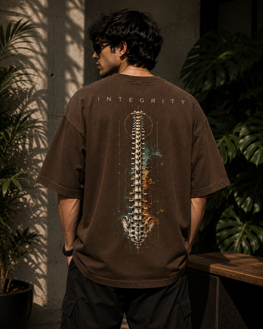 Integrity | Oversized T-Shirt | ChocolateBrown