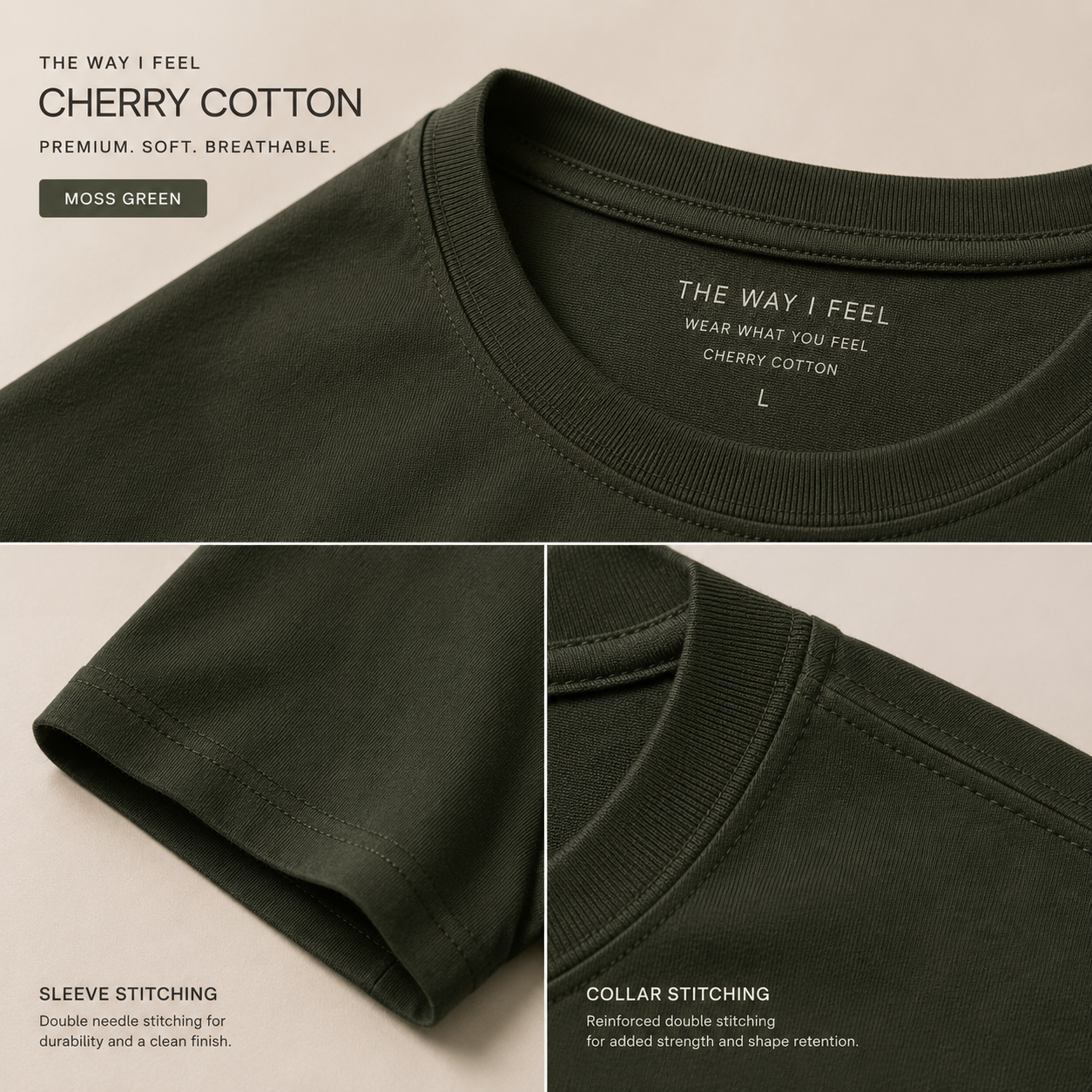 Comfort Zone | Oversized T-Shirt | Mossgreen