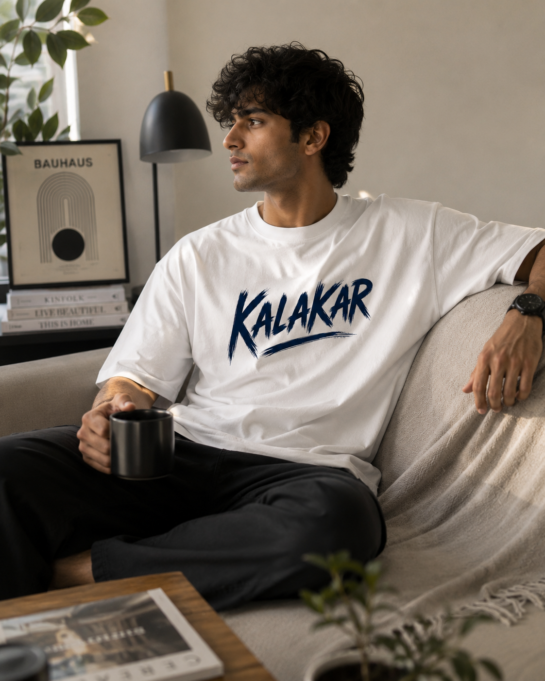 Kalakar | Oversized T-Shirt | White