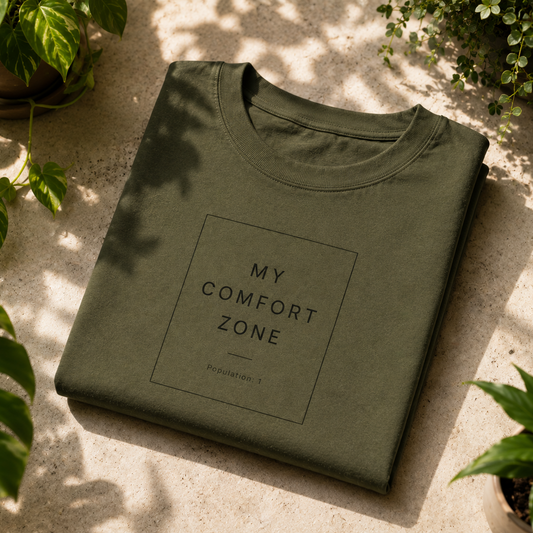 Comfort Zone | Oversized T-Shirt | Mossgreen
