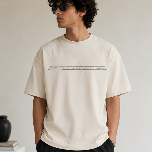 Thoughts | Oversized T-Shirt | OffWhite