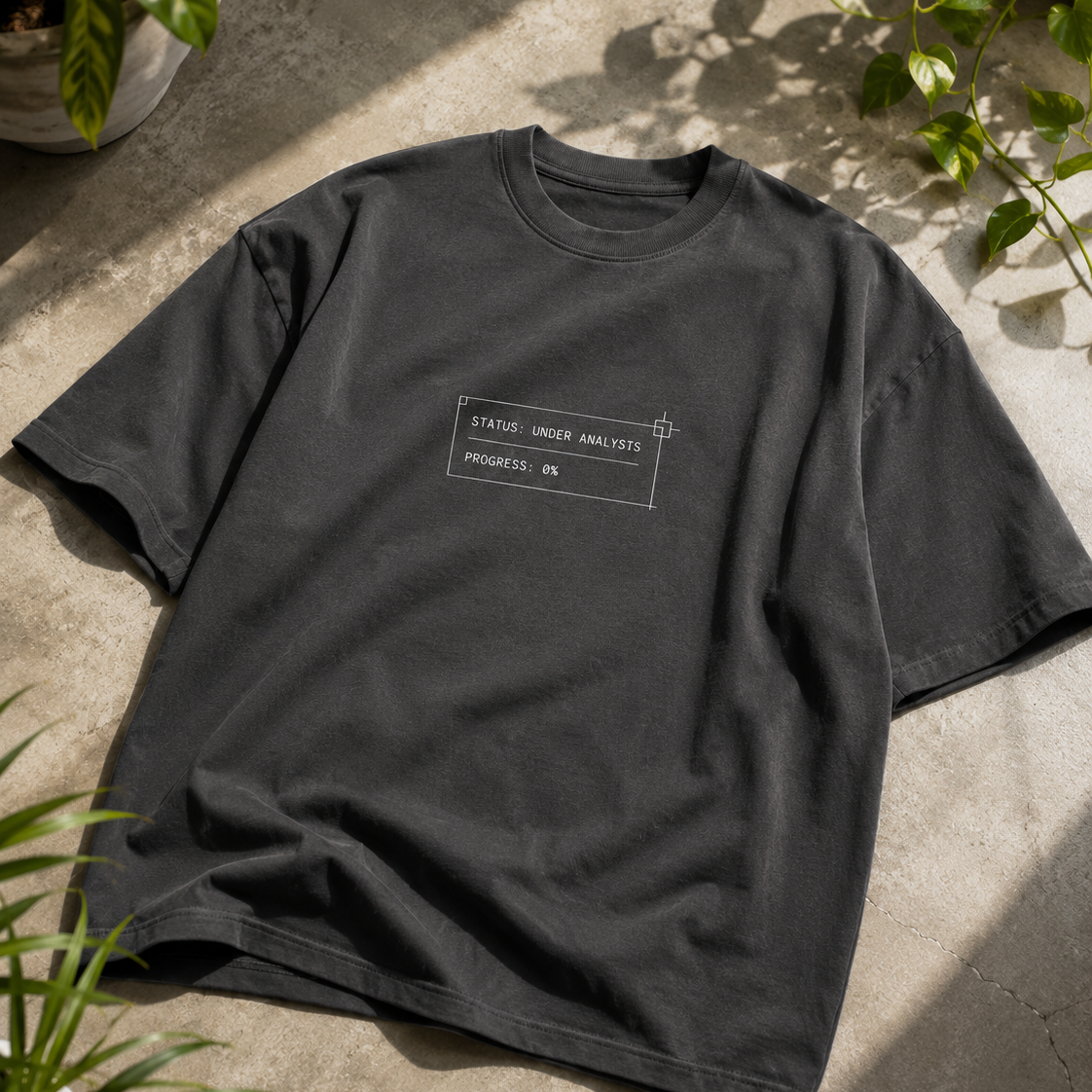 Analysis | Oversized T-Shirt | CharcoalGray