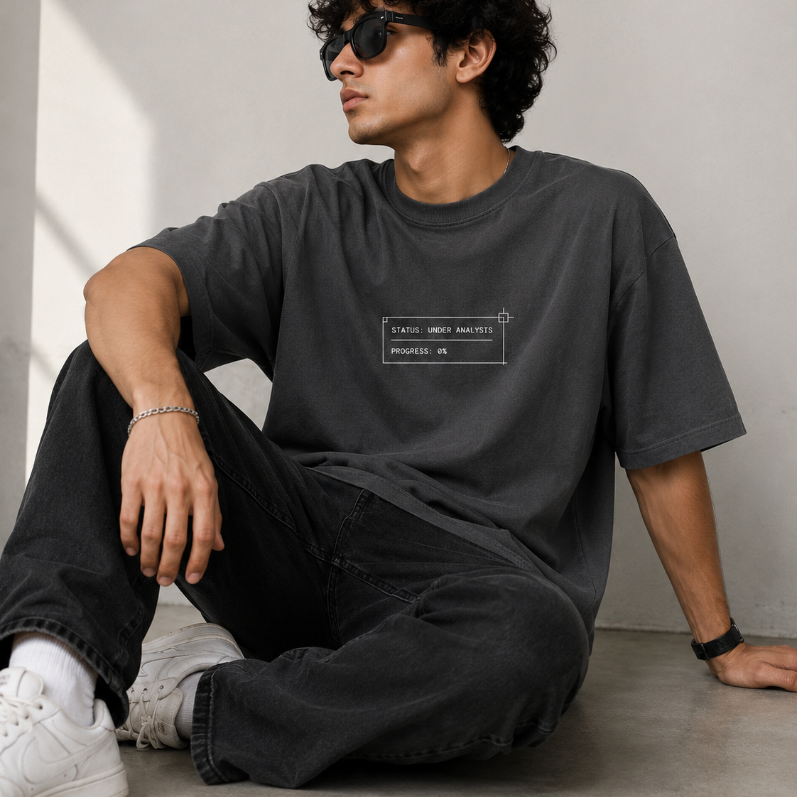 Analysis | Oversized T-Shirt | CharcoalGray
