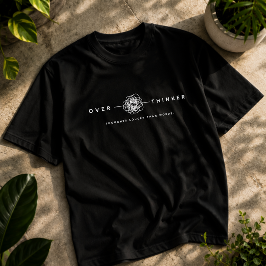 Over - Thinker | Oversized T-Shirt | Black