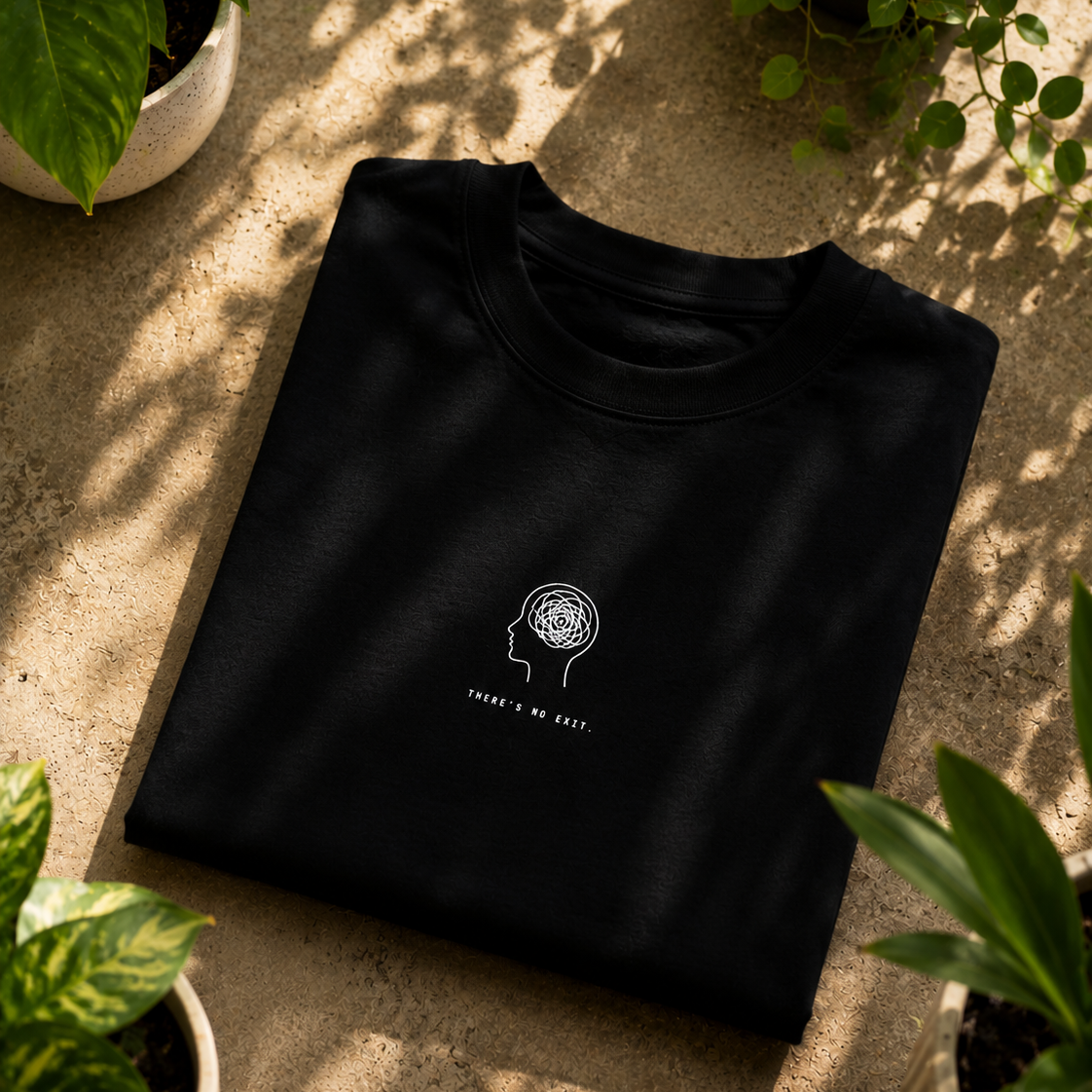 NO Exit | Oversized T-Shirt | Black