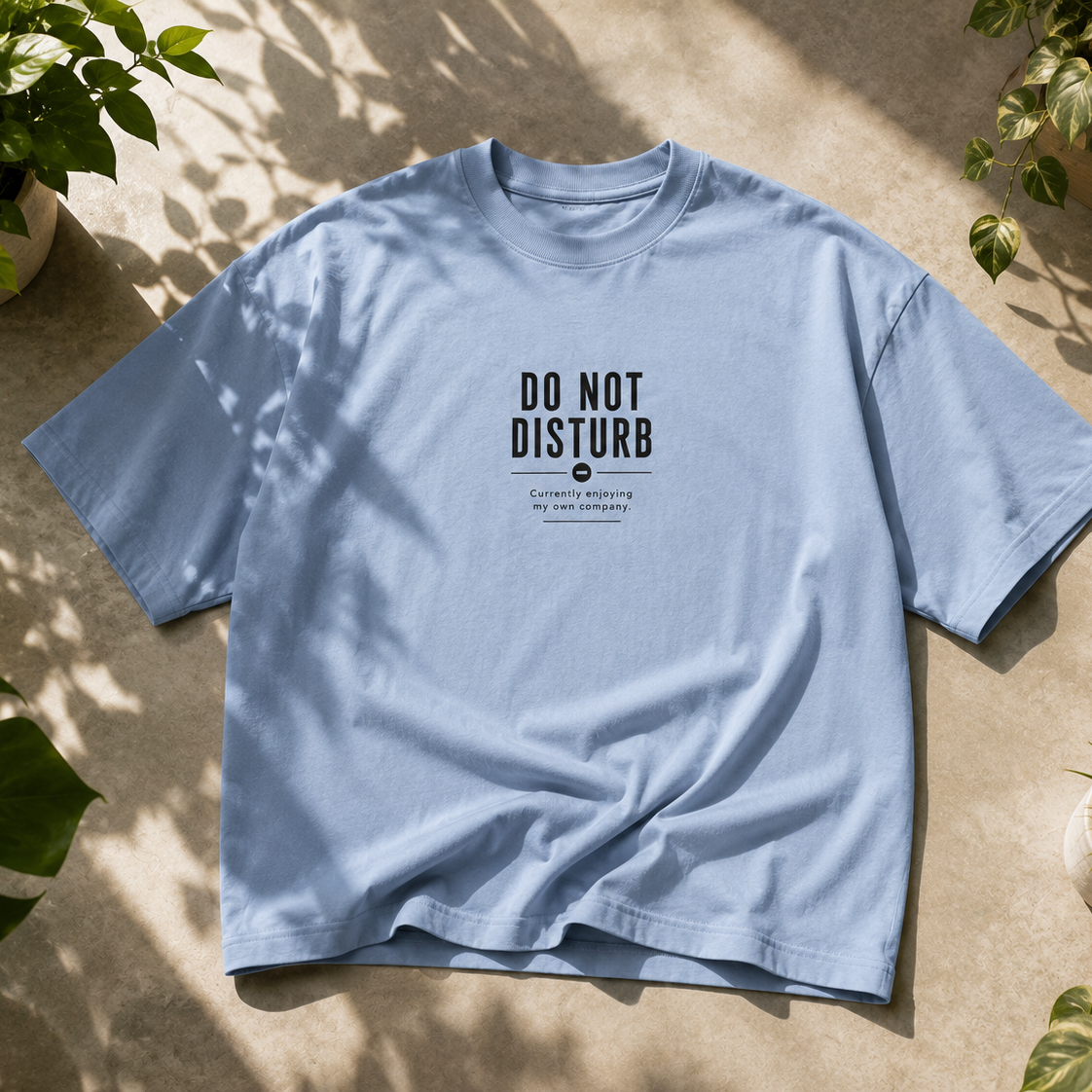 Do Not | Oversized T-Shirt | PearlBlue