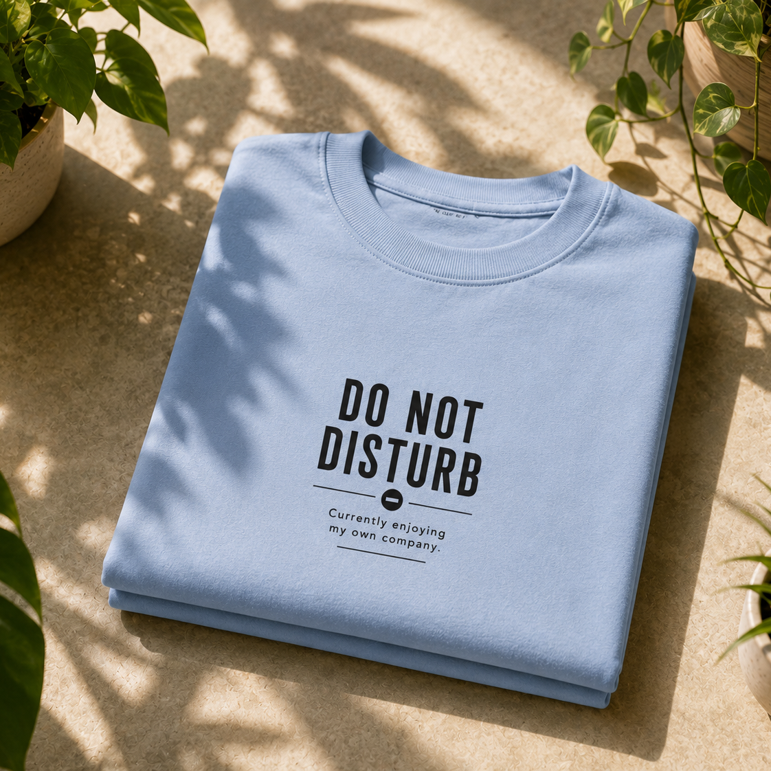 Do Not | Oversized T-Shirt | PearlBlue