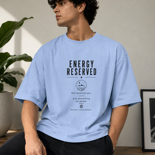 Energy | Oversized T-Shirt | Pearlblue