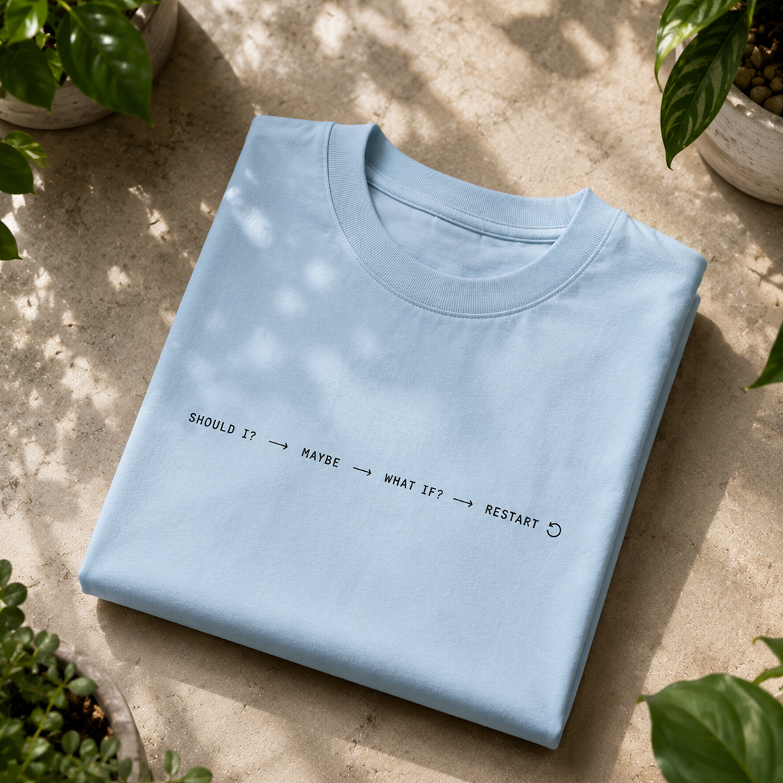 Loop | Oversized T-Shirt | PearlBlue