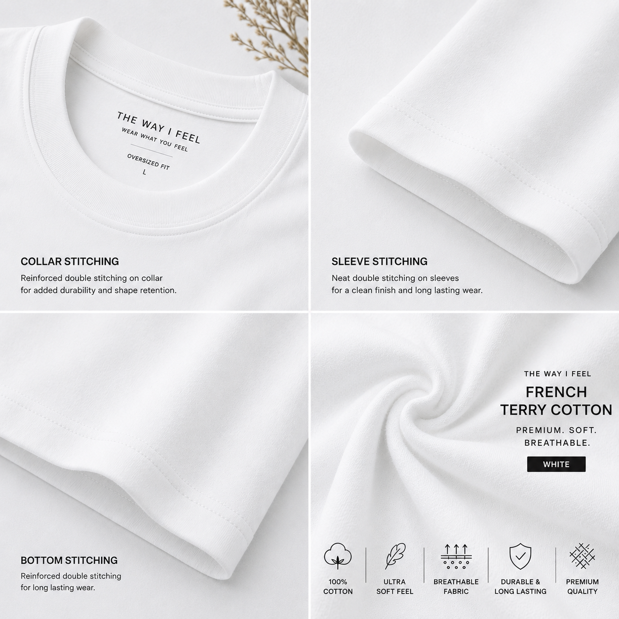 3 : 17 AM | Oversized T-Shirt | White