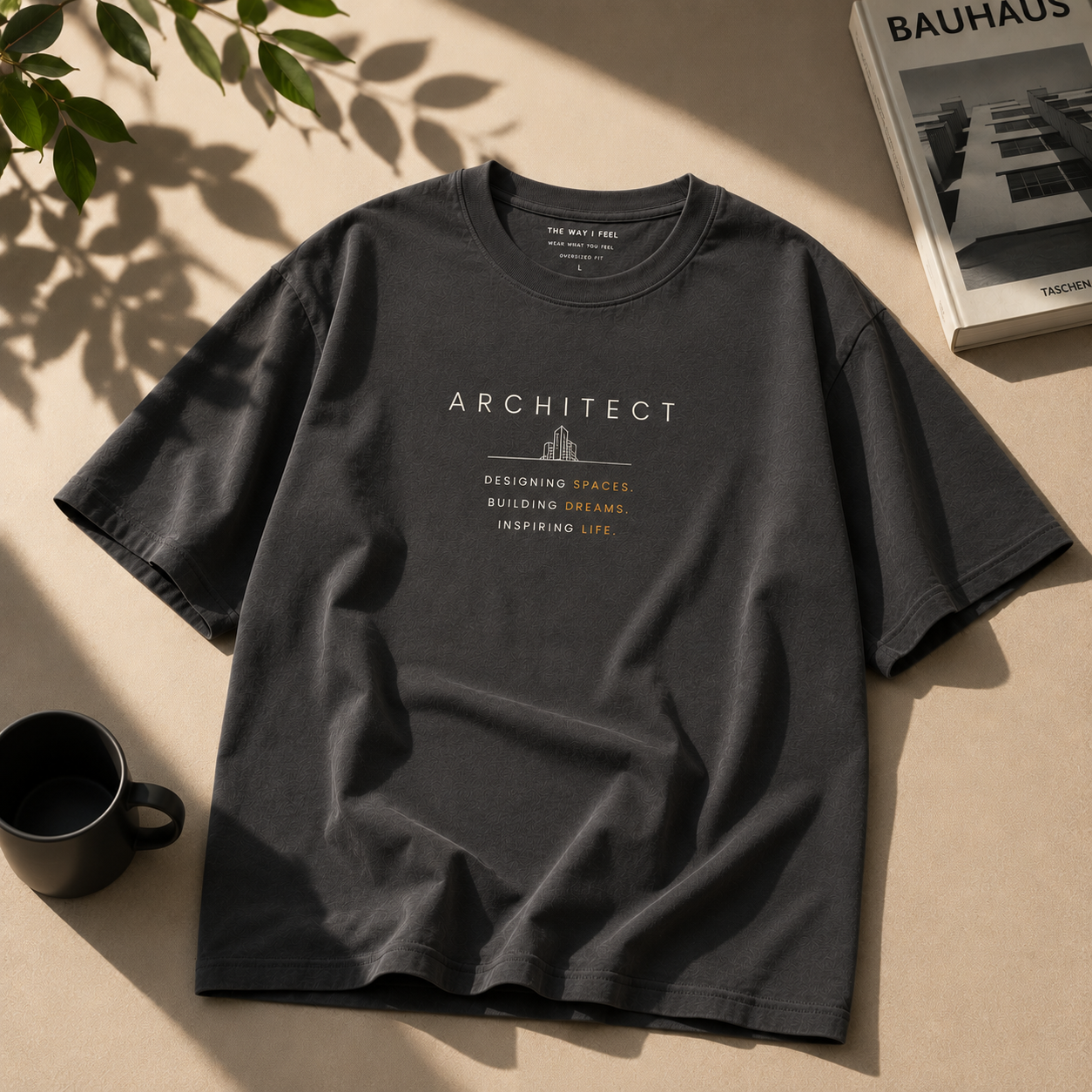 Architect | Oversized T-Shirt | CharcoalGray