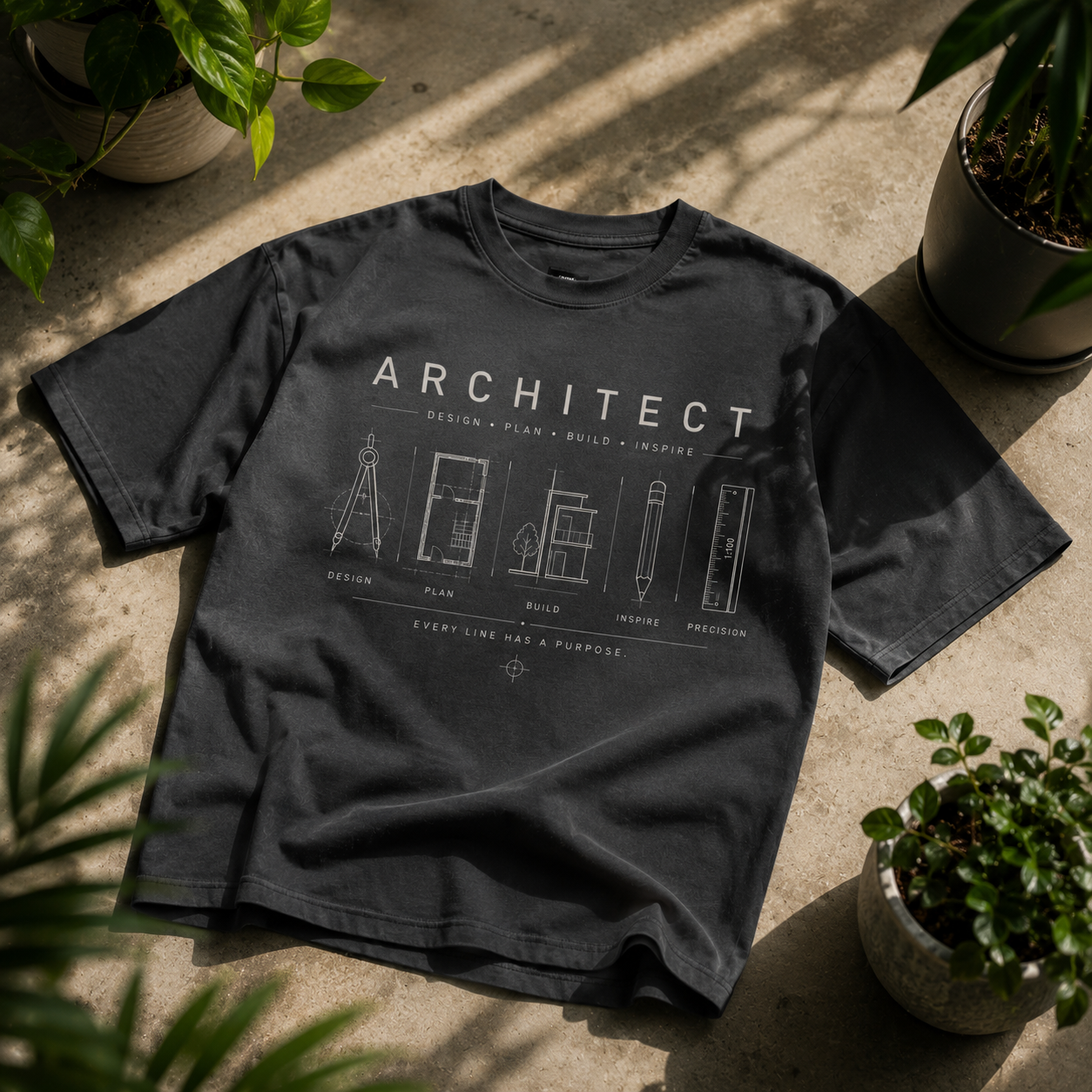 Purpose | Oversized T-Shirt | CharcoalGray