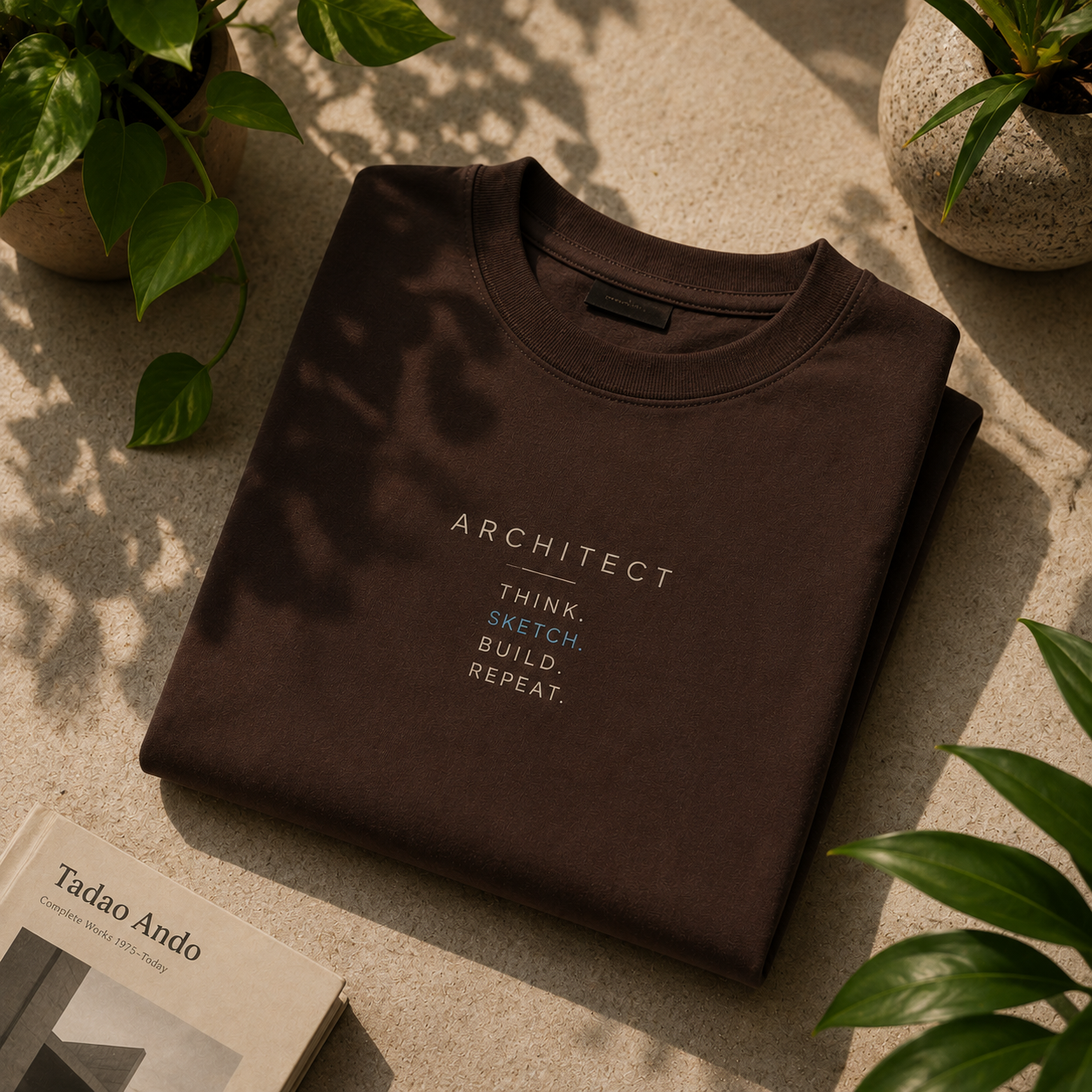 Sketch | Oversized T-Shirt | Chocolatebrown