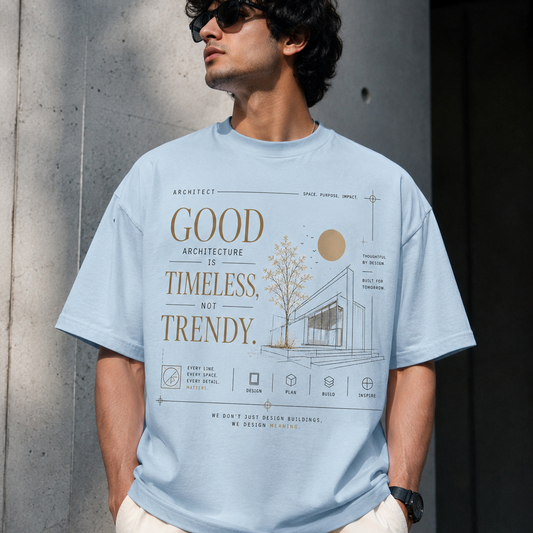 Timeless | Oversized T-Shirt | PearlBlue