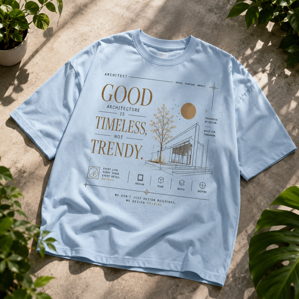 Timeless | Oversized T-Shirt | PearlBlue