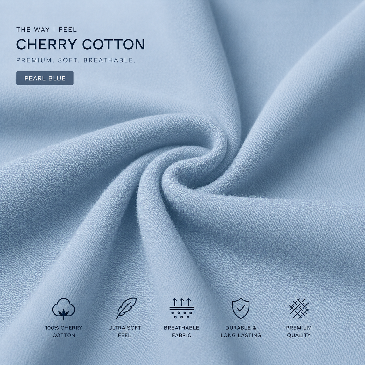 Curiosity | Oversized T-Shirt | Pearlblue